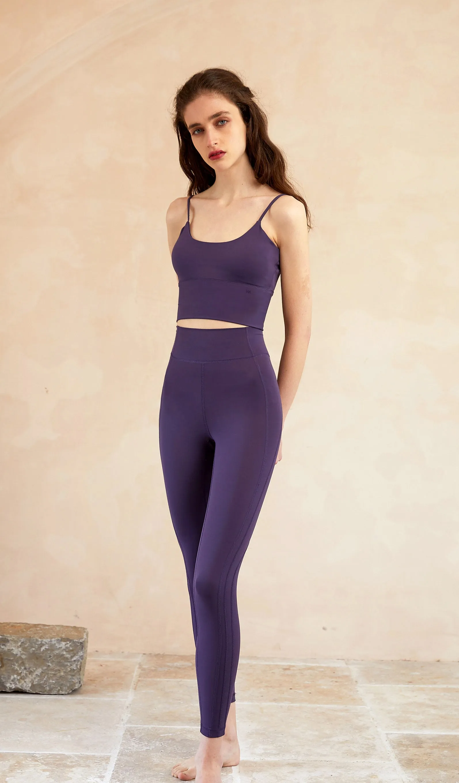 RUBY Longline YOGA Bra - Dark Purple sold by Visual Mood product image thumbnail 5