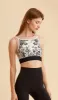 MELANIE High-neck Yoga Bra sold by Visual Mood