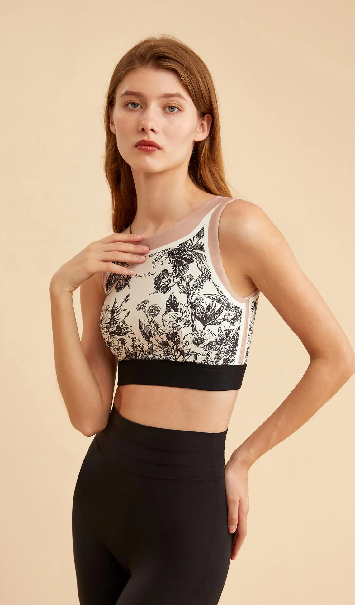 MELANIE High-neck Yoga Bra sold by Visual Mood product image thumbnail 3