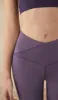 ANIKA V-cut Yoga Pants - Light Purple sold by Visual Mood