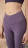 ANIKA V-cut Yoga Pants - Light Purple sold by Visual Mood