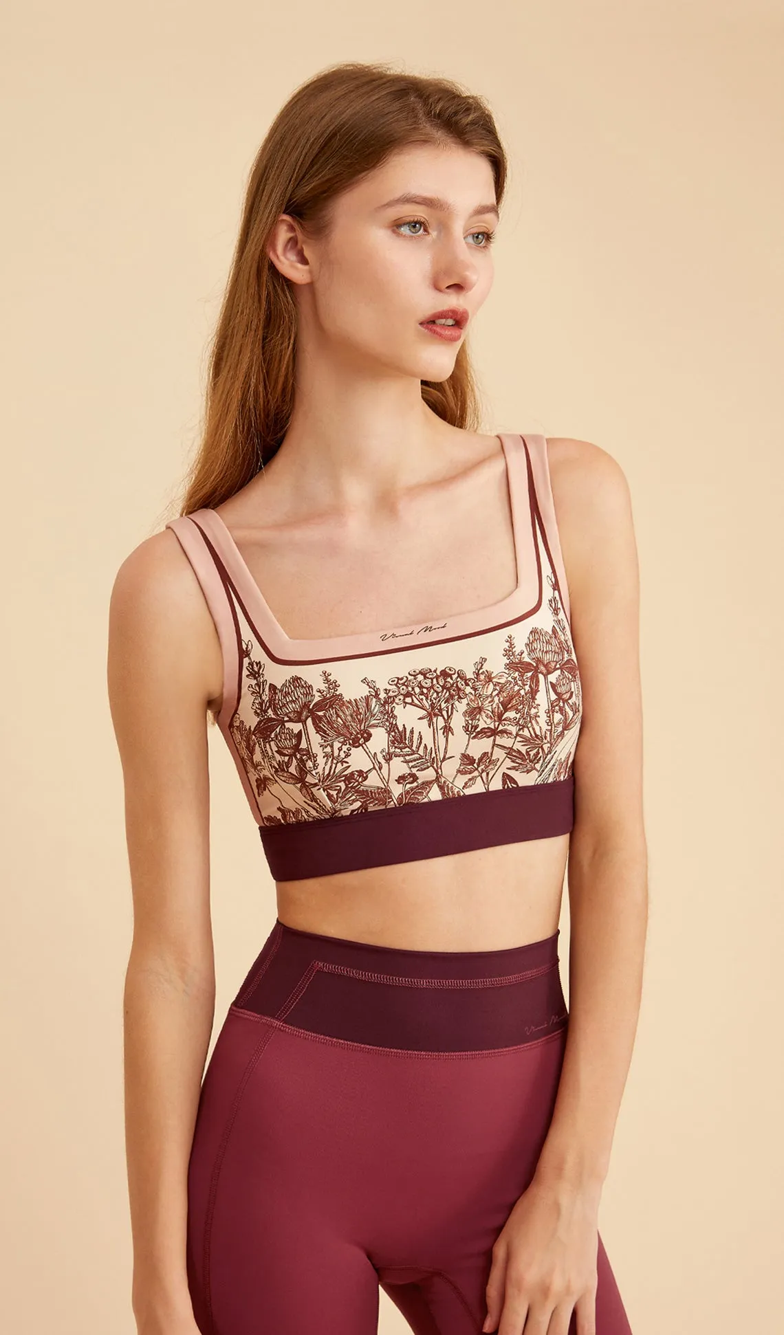 ROSANNA Square-neck Yoga Bra sold by Visual Mood product image thumbnail 5