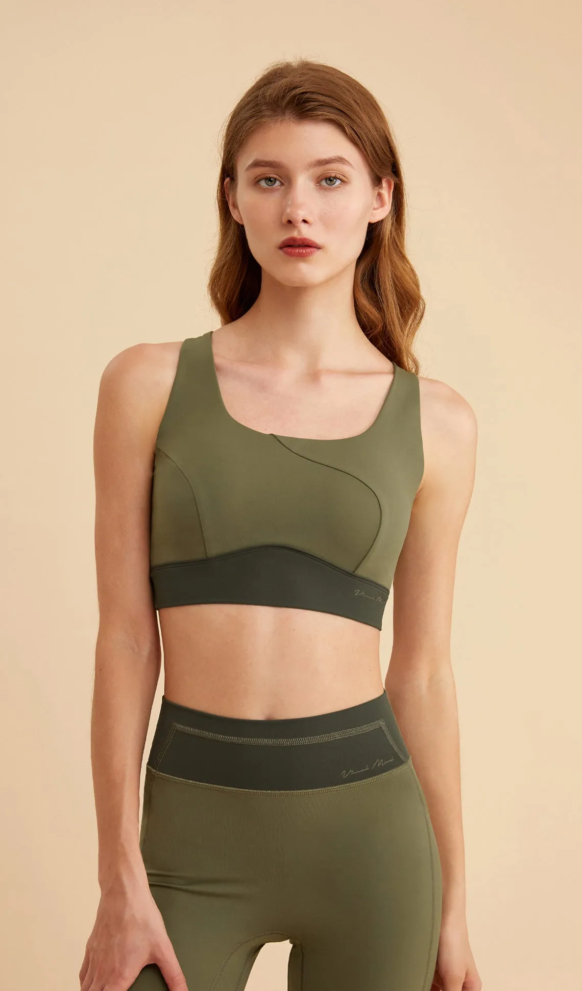 CHLOE Racerback Yoga Bra sold by Visual Mood
