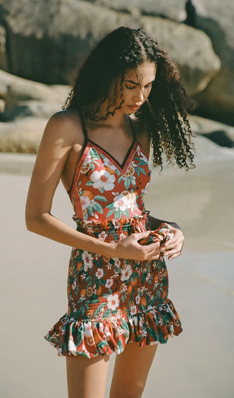 LEDA Shirred Mini Skirt sold by Visual Mood product image thumbnail 2