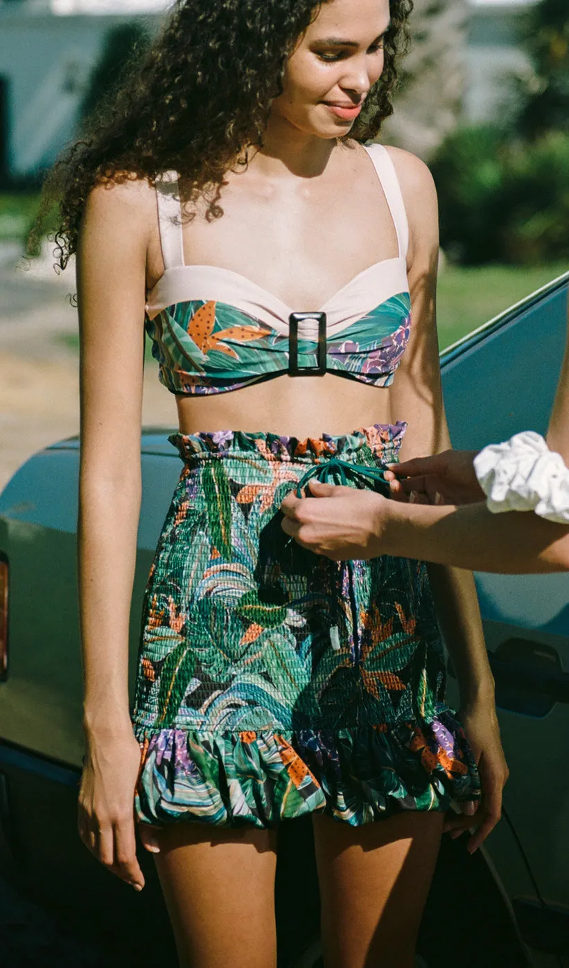 TAYLOR Shirred Mini Skirt sold by Visual Mood product image thumbnail 2