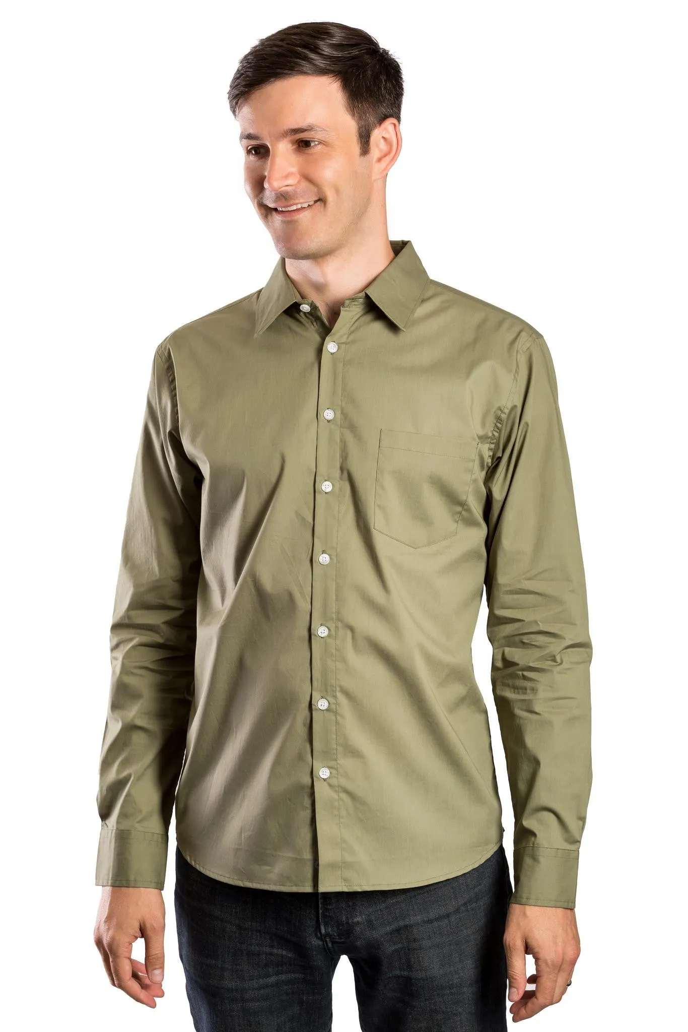 Journey | Men's Button Up Poplin Shirt sold by Ably Apparel product image thumbnail 5