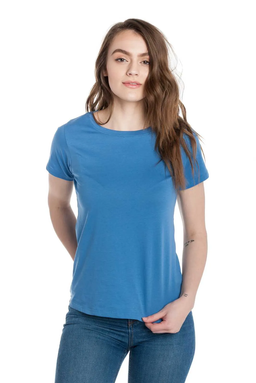 Daffodil | Women's Anti-Stain Pocket-less Tee sold by Ably Apparel product image thumbnail 4