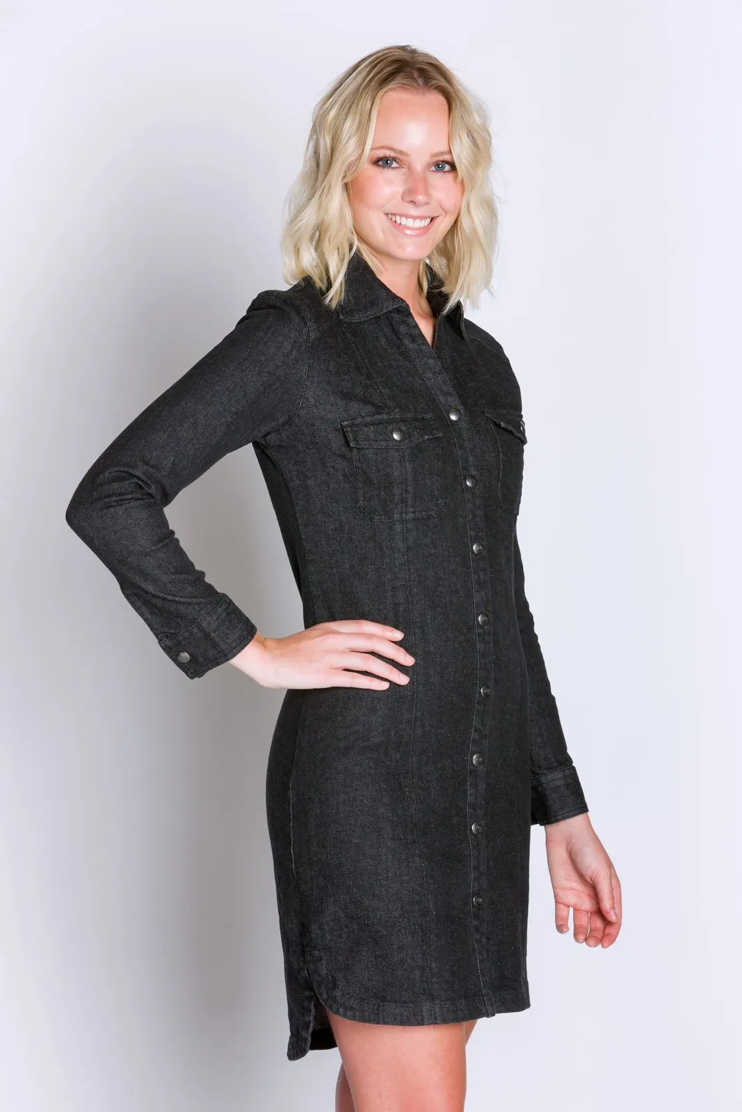 Lori | Women's Denim Dress sold by Ably Apparel
