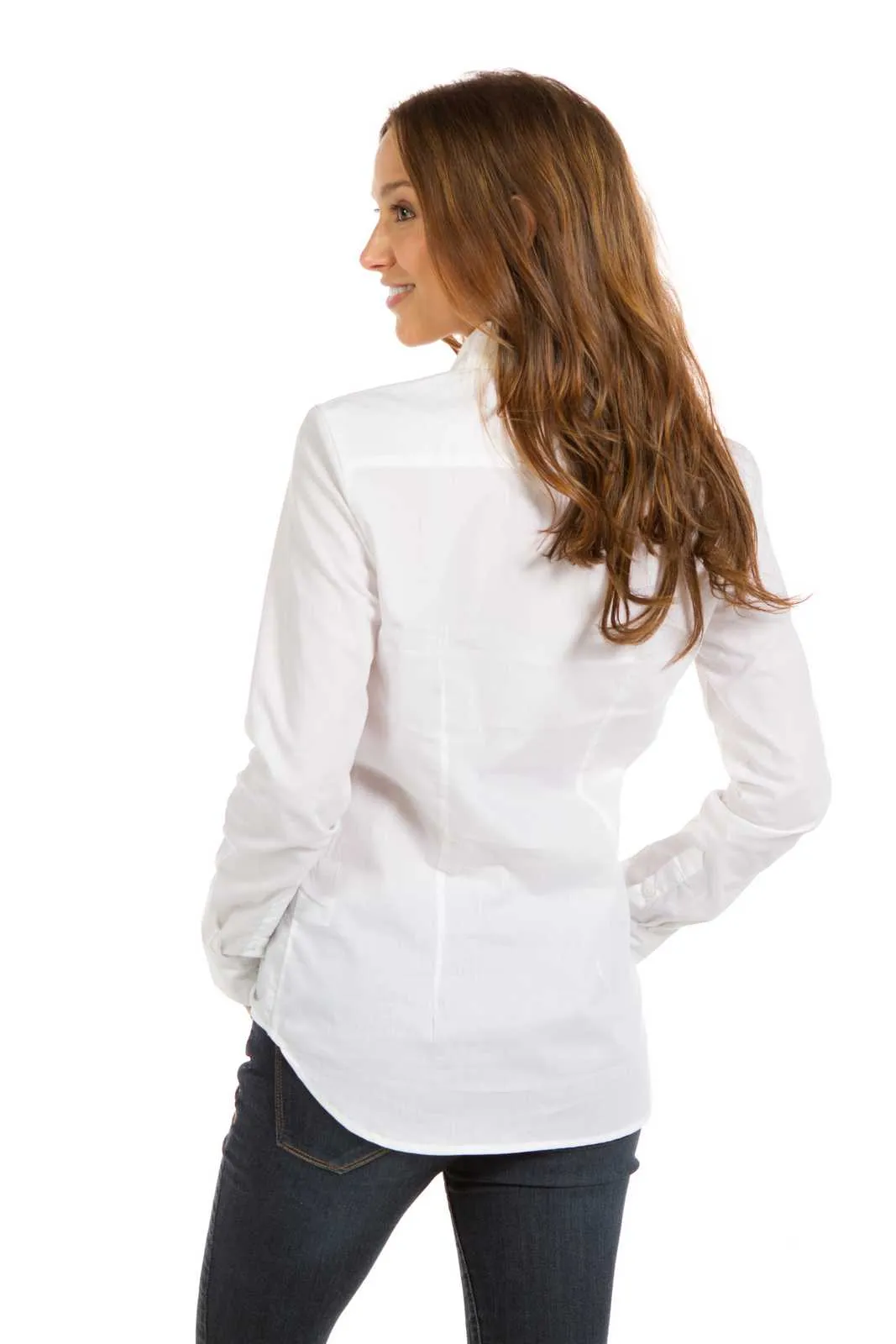 Iris | Women's Button Up Poplin Shirt sold by Ably Apparel product image thumbnail 3