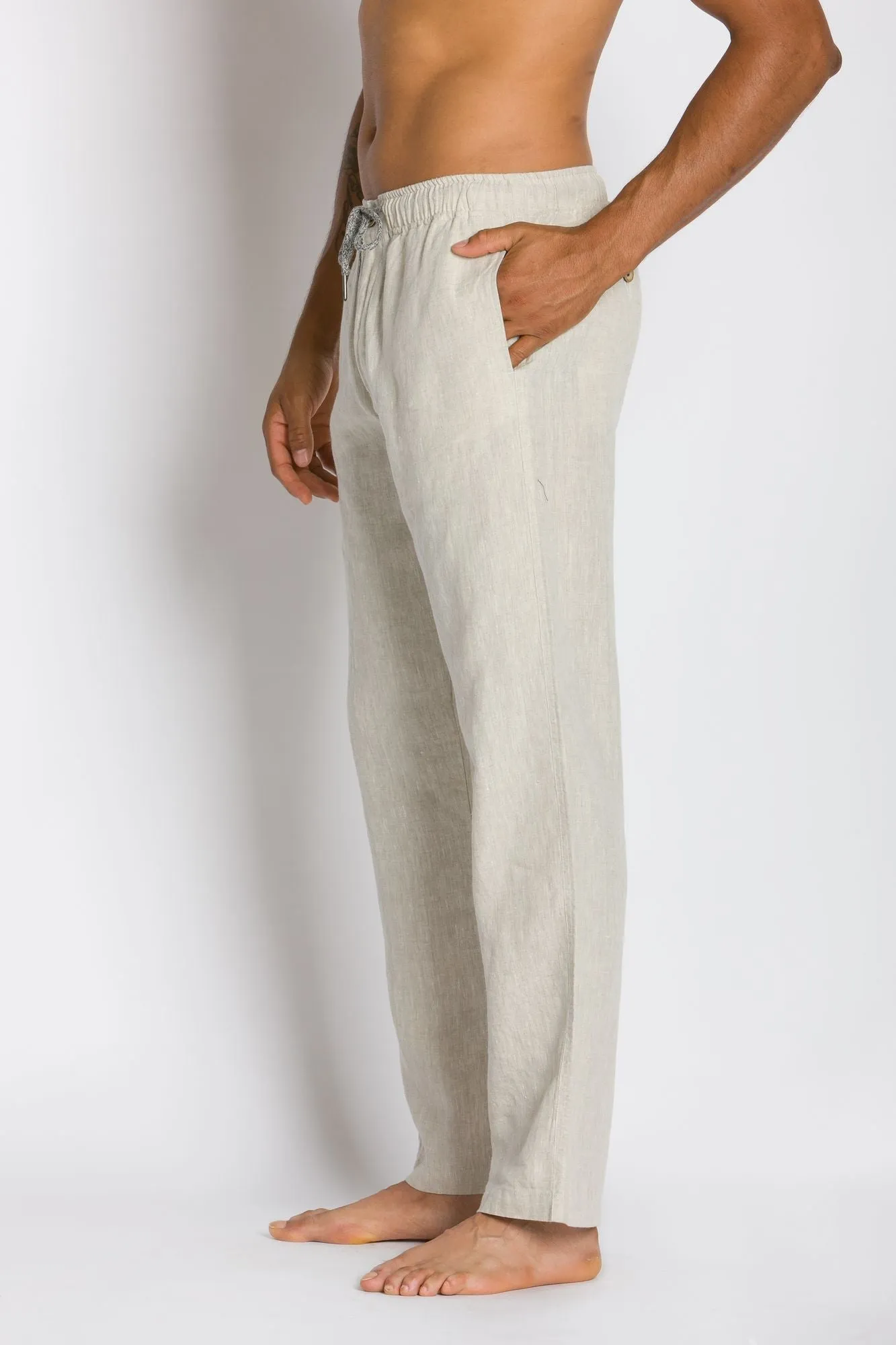 Carter | Men's Stainproof Linen Pants sold by Ably Apparel product image thumbnail 2