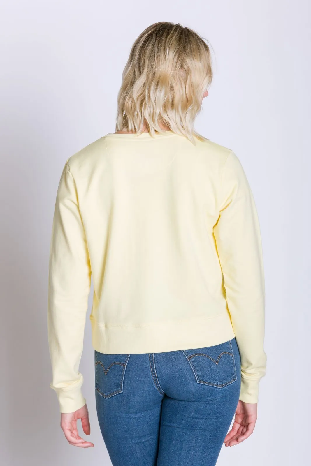 Daphne | Women's Long Sleeve Lightweight French Terry Sweatshirt sold by Ably Apparel product image thumbnail 3