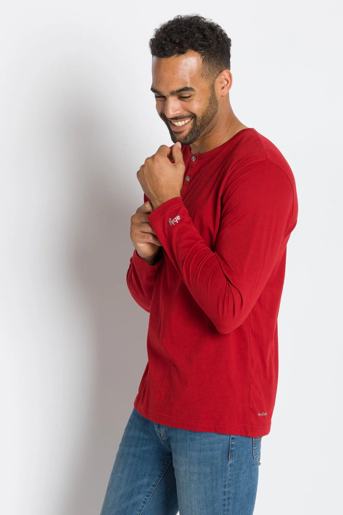 Frank | Men's Long Sleeve Henley sold by Ably Apparel product image thumbnail 5