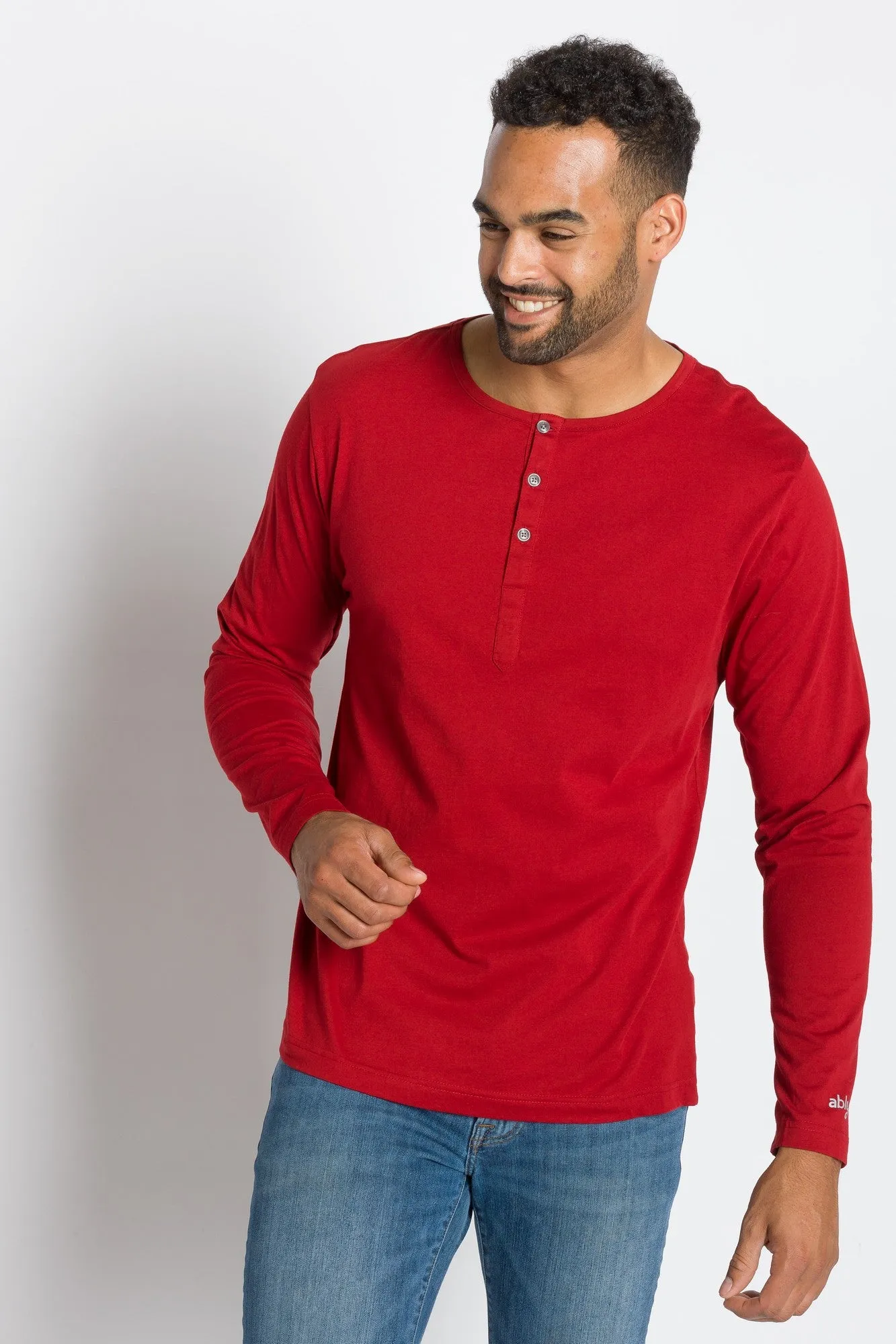 Frank | Men's Long Sleeve Henley sold by Ably Apparel product image thumbnail 4