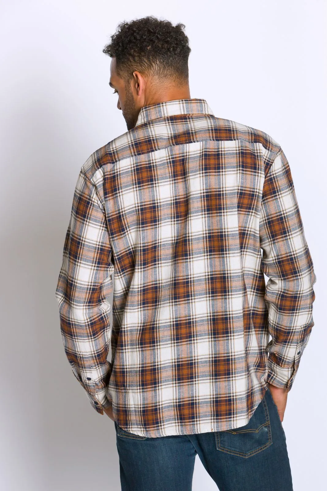 Collins | Men's Plaid Woven Shirt sold by Ably Apparel product image thumbnail 3