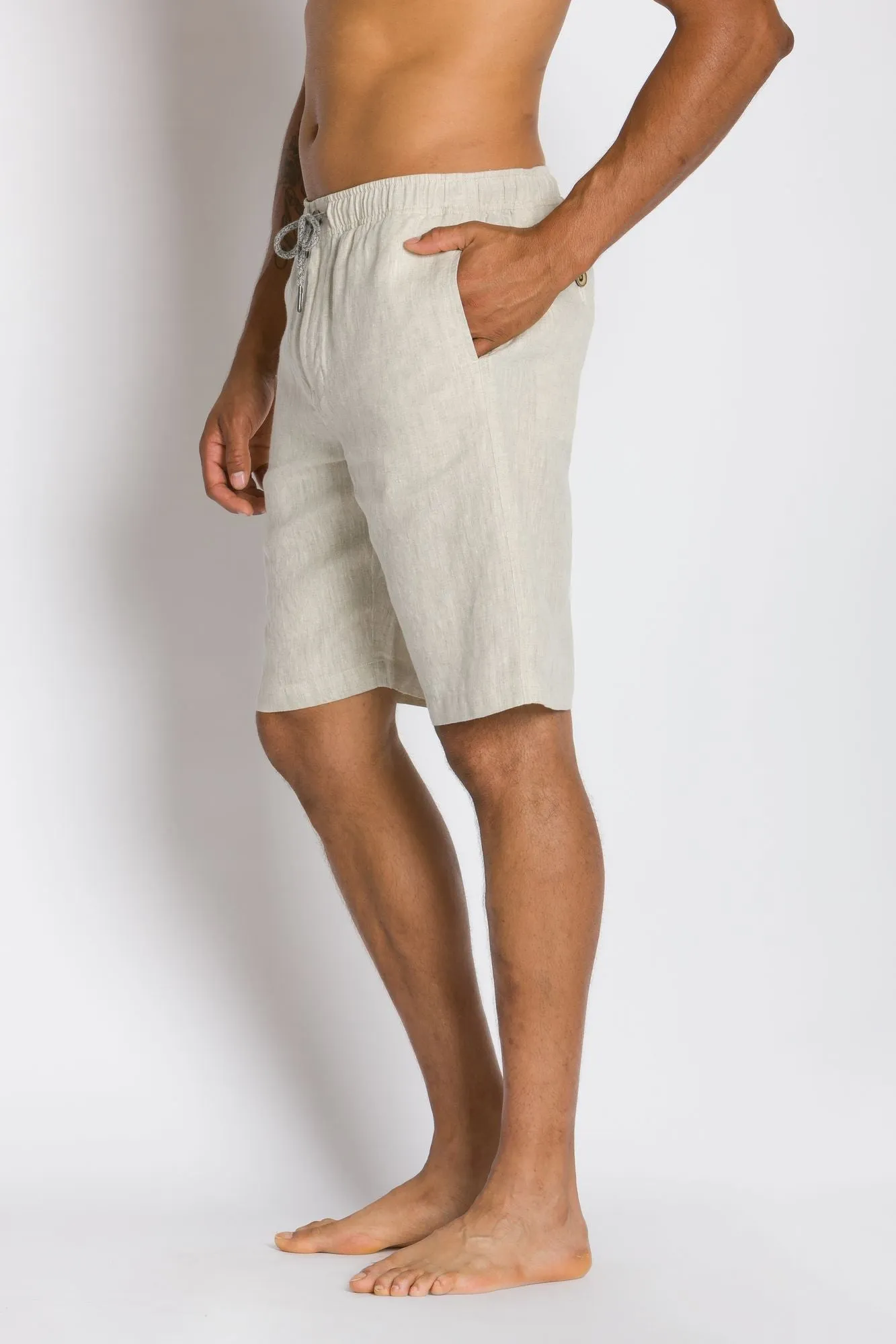 Tucker | Men's Linen Shorts sold by Ably Apparel product image thumbnail 5