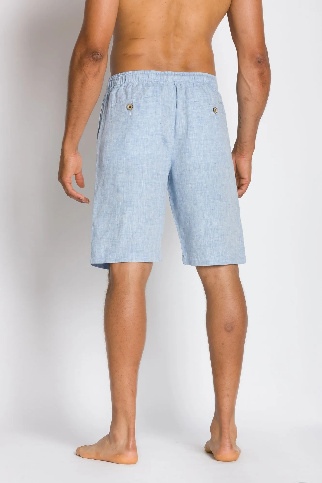 Tucker | Men's Linen Shorts sold by Ably Apparel product image thumbnail 3