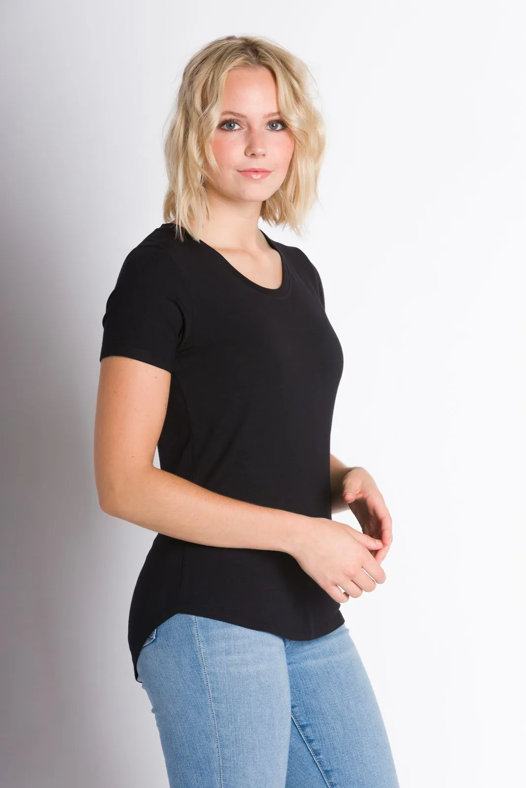 Cate | Women's Modal Short Sleeve Top sold by Ably Apparel product image thumbnail 5