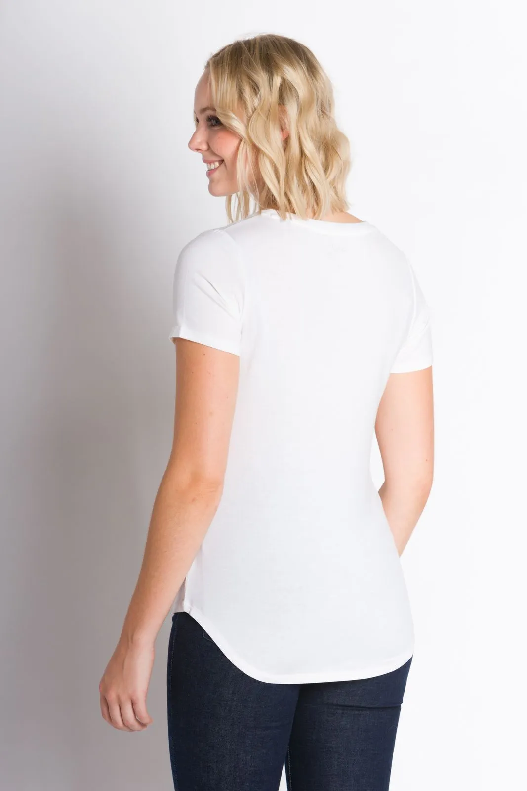 Cate | Women's Modal Short Sleeve Top sold by Ably Apparel product image thumbnail 3