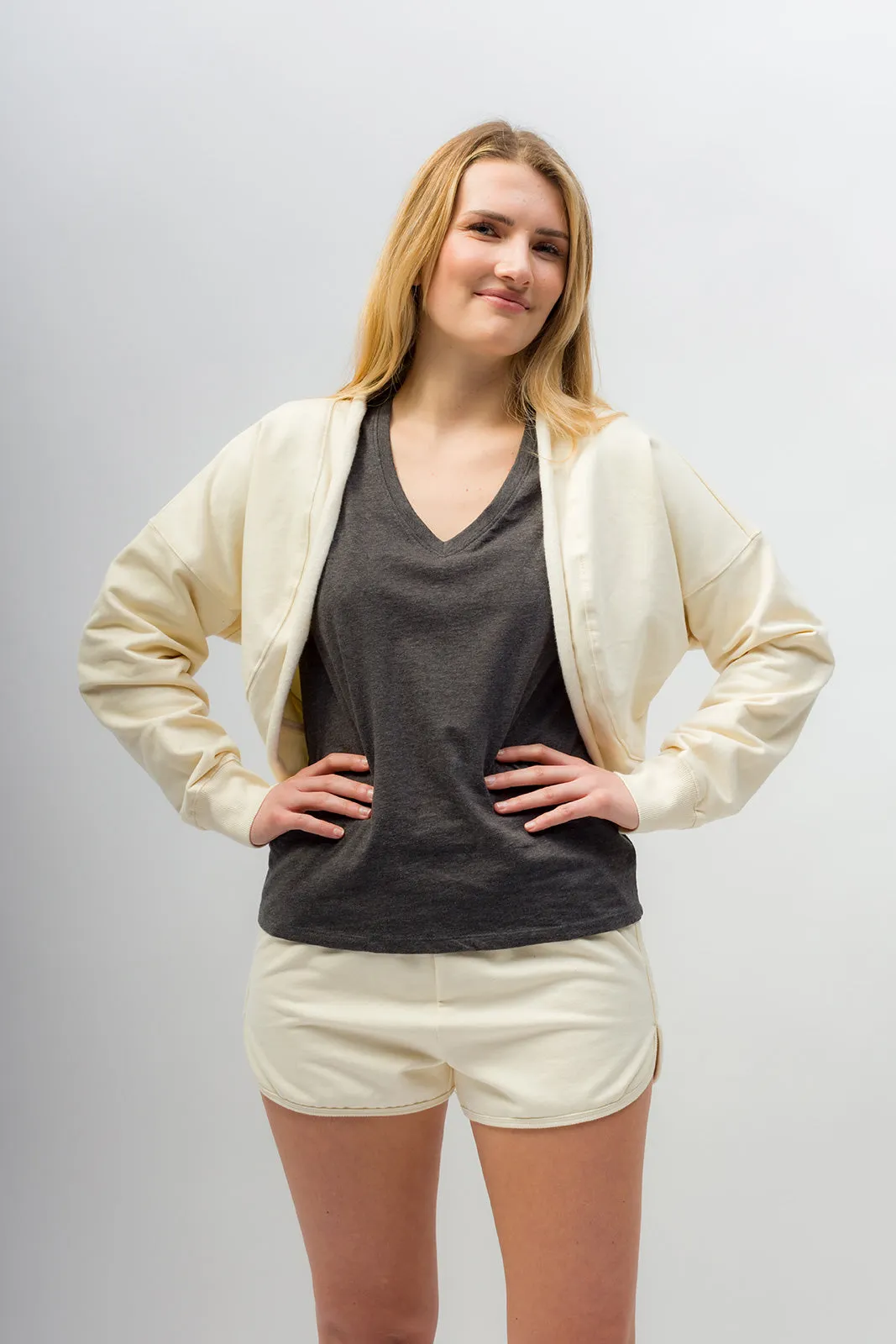 Wilma | Women's Crop Shrug Top sold by Ably Apparel
