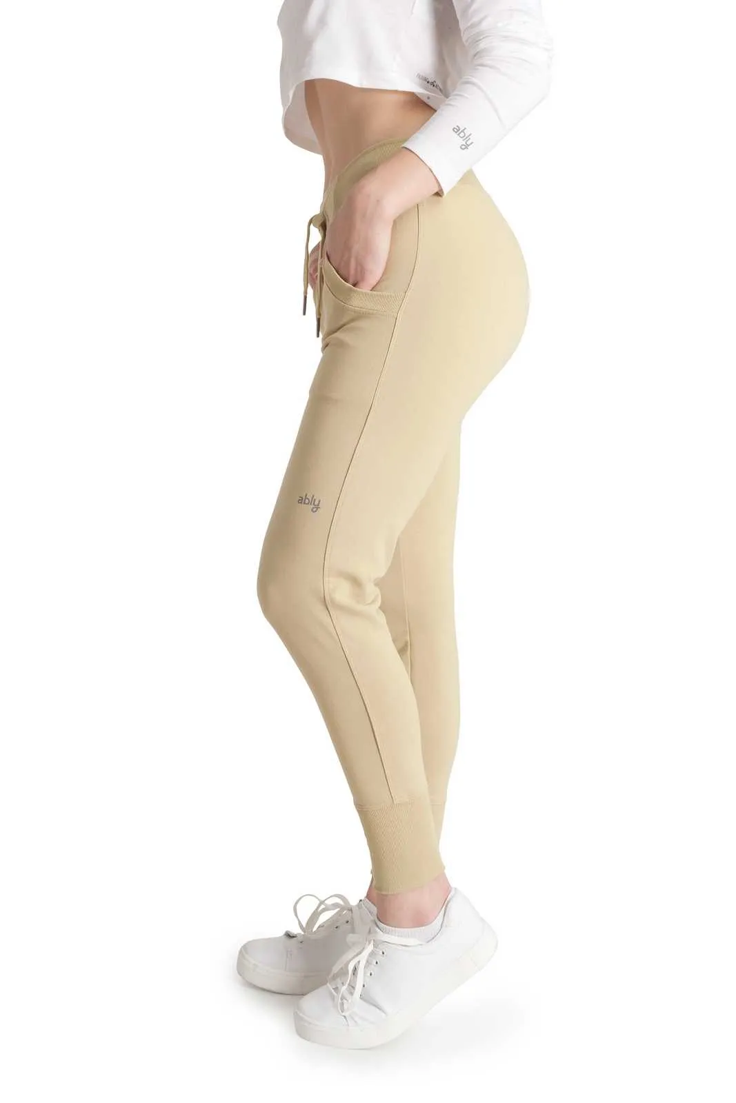 Lilac | Women's Rib Cuffs Sweatpants sold by Ably Apparel product image thumbnail 2