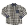 York | Men's Long Sleeve Shirt With Trim sold by Ably Apparel