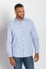 St Tropez | Men's Cotton Pinstripe Button Up Shirt sold by Ably Apparel