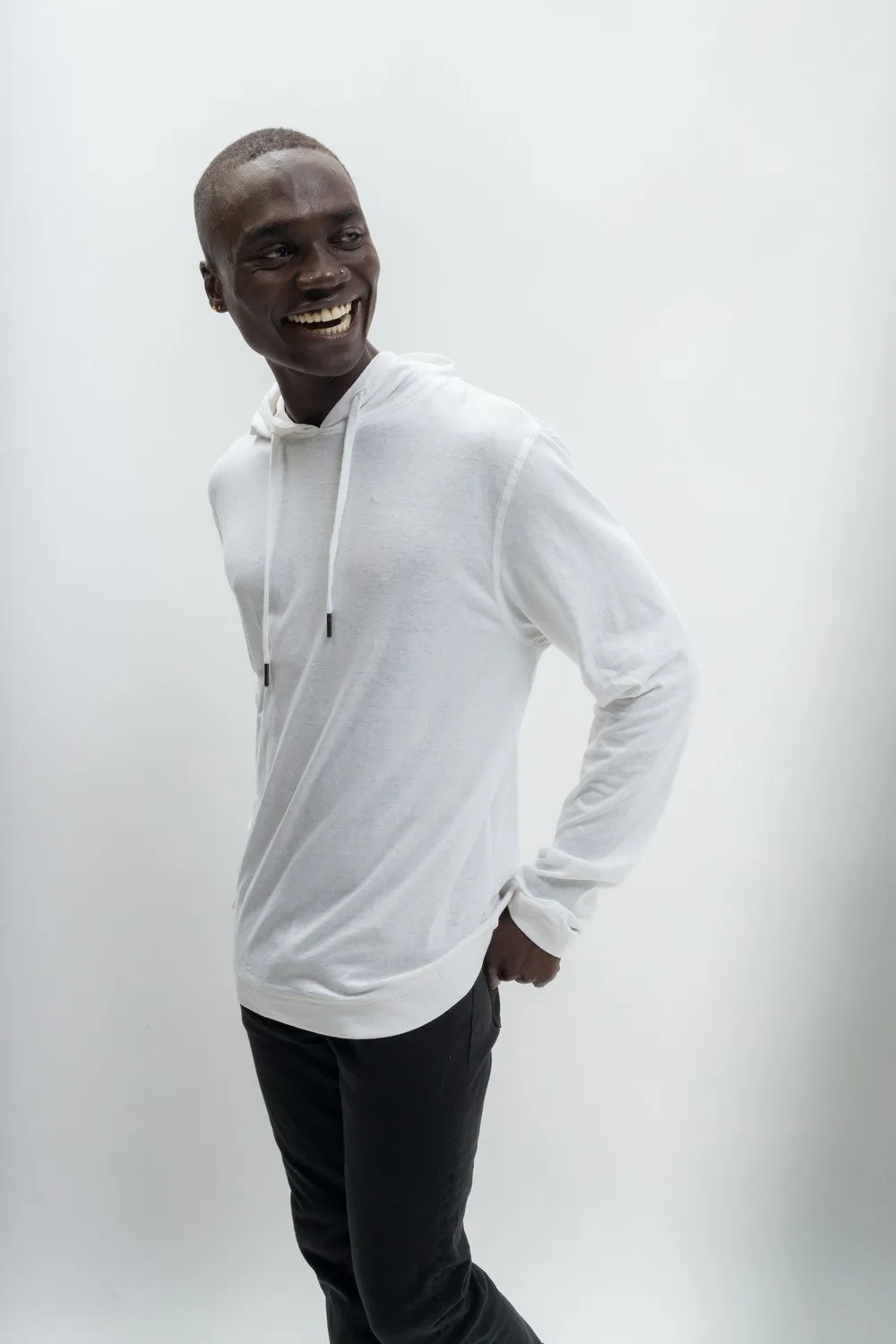 Waverunner | Men's Anti-Stain Linen Cotton Blend Lightweight Hoodie sold by Ably Apparel product image thumbnail 4