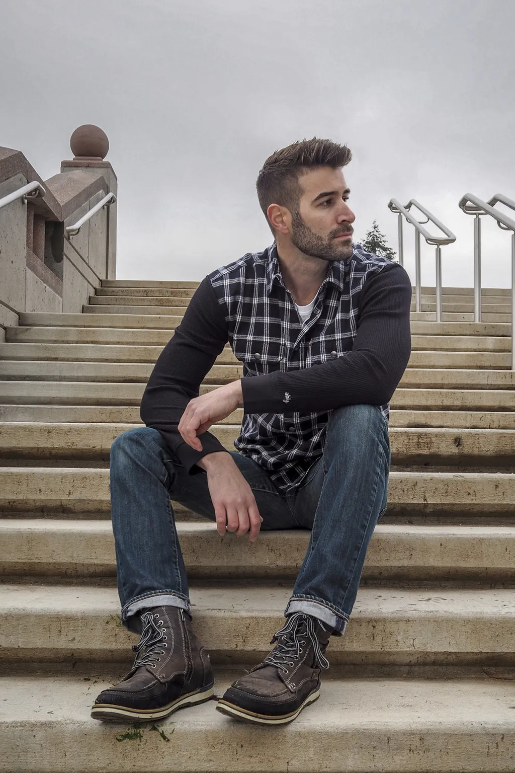 Feather | Men's Long Sleeve Button Up Shirt sold by Ably Apparel product image thumbnail 4