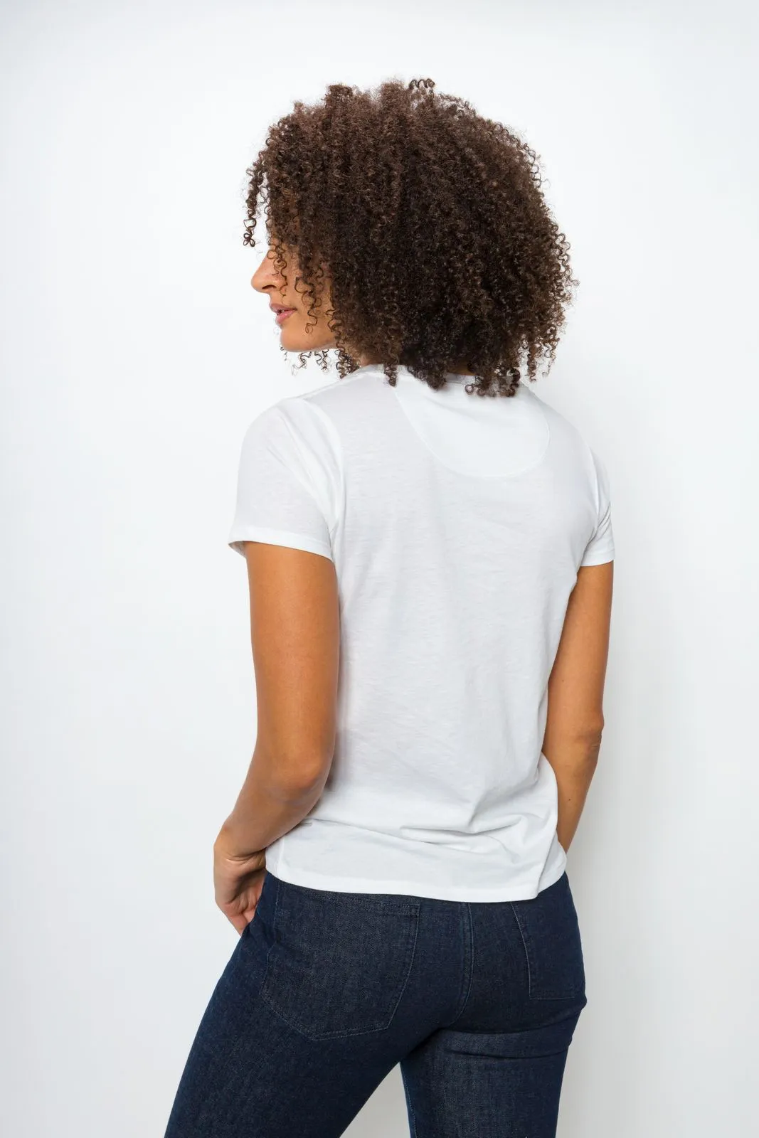 Daffodil Unbranded | Women's Anti-Stain Logo-less Pocket-less Tee sold by Ably Apparel product image thumbnail 3