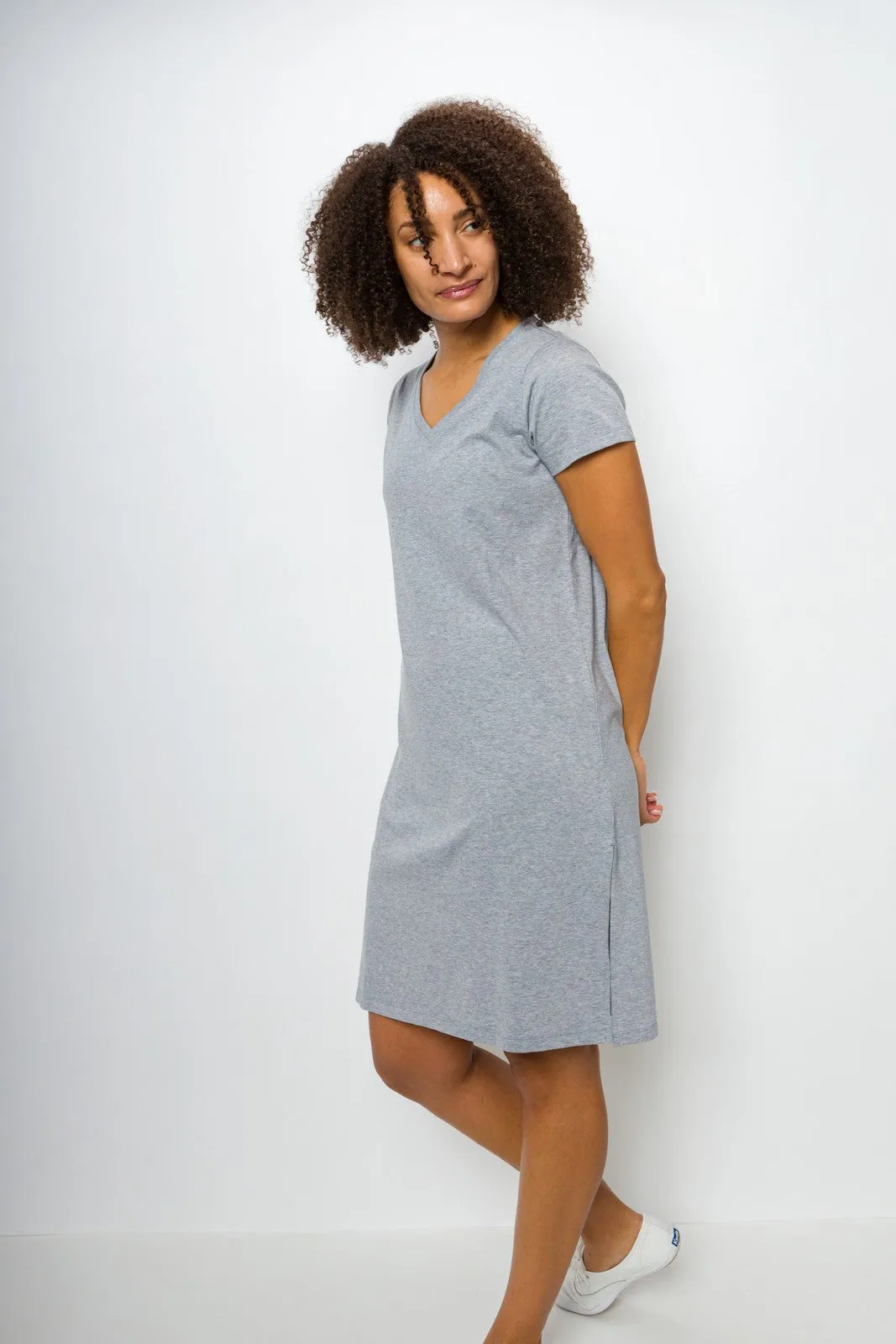 Midi | Women's Short Sleeve Tee Dress sold by Ably Apparel product image thumbnail 3