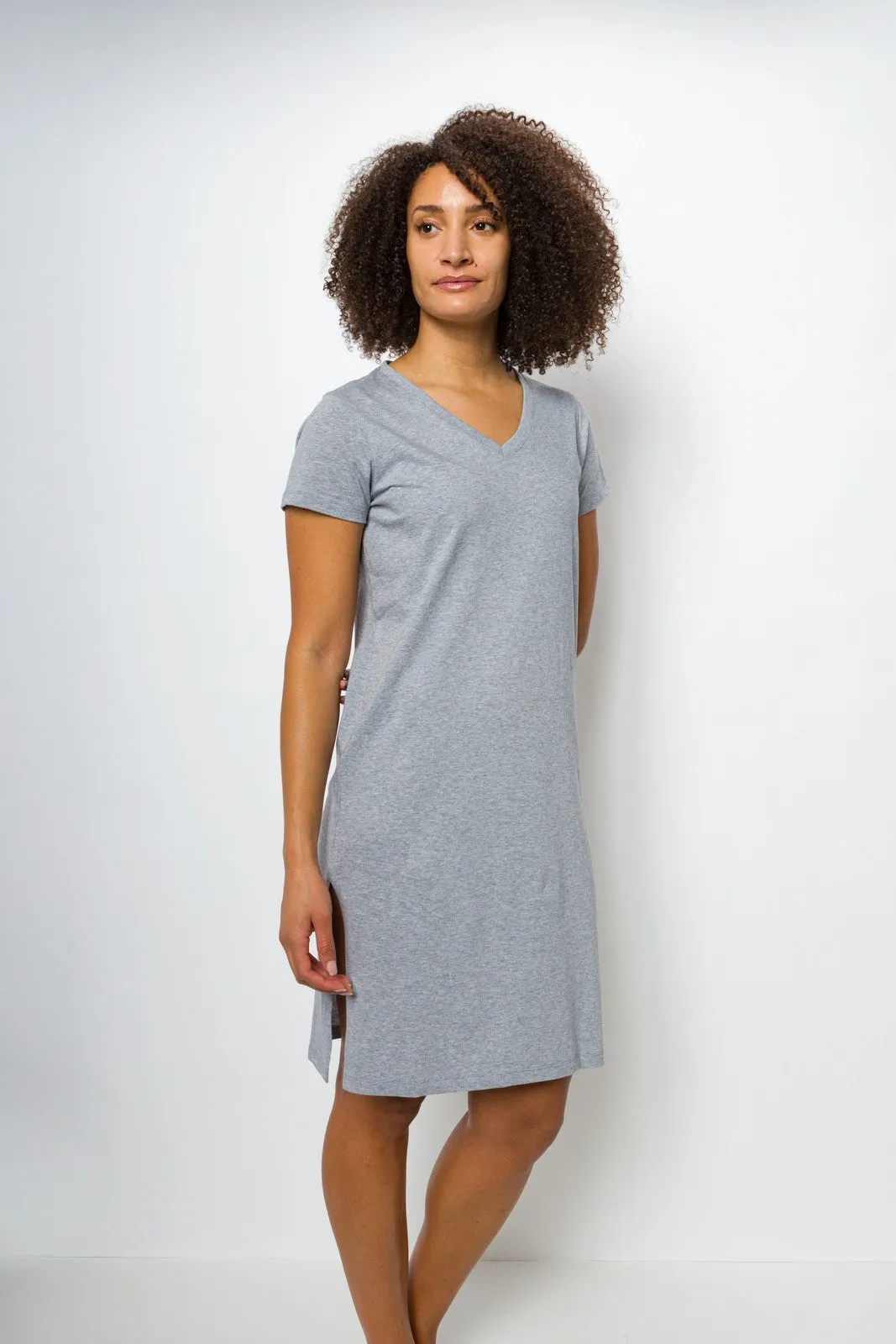 Midi | Women's Short Sleeve Tee Dress sold by Ably Apparel product image thumbnail 2