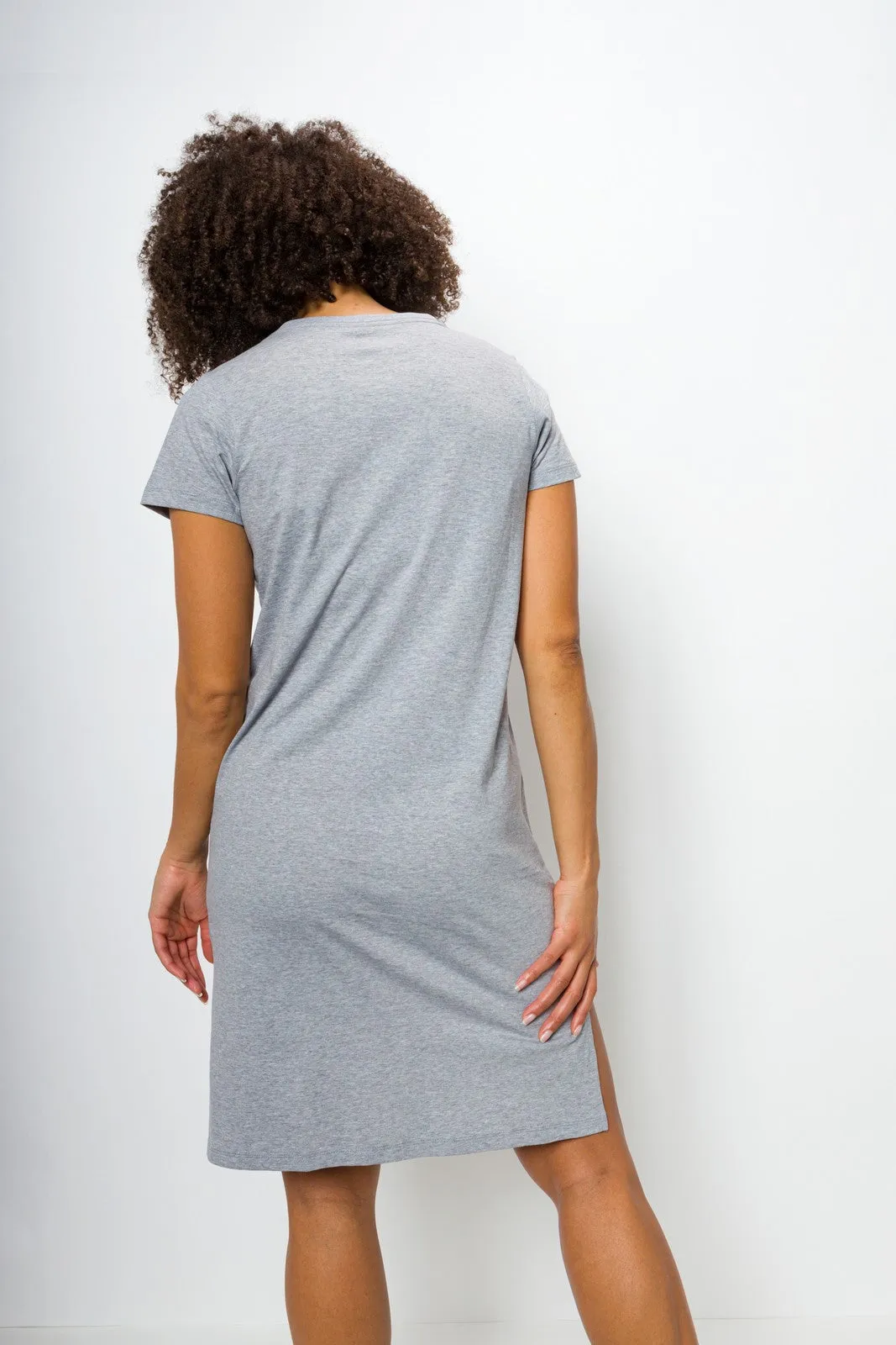 Midi | Women's Short Sleeve Tee Dress sold by Ably Apparel product image thumbnail 4