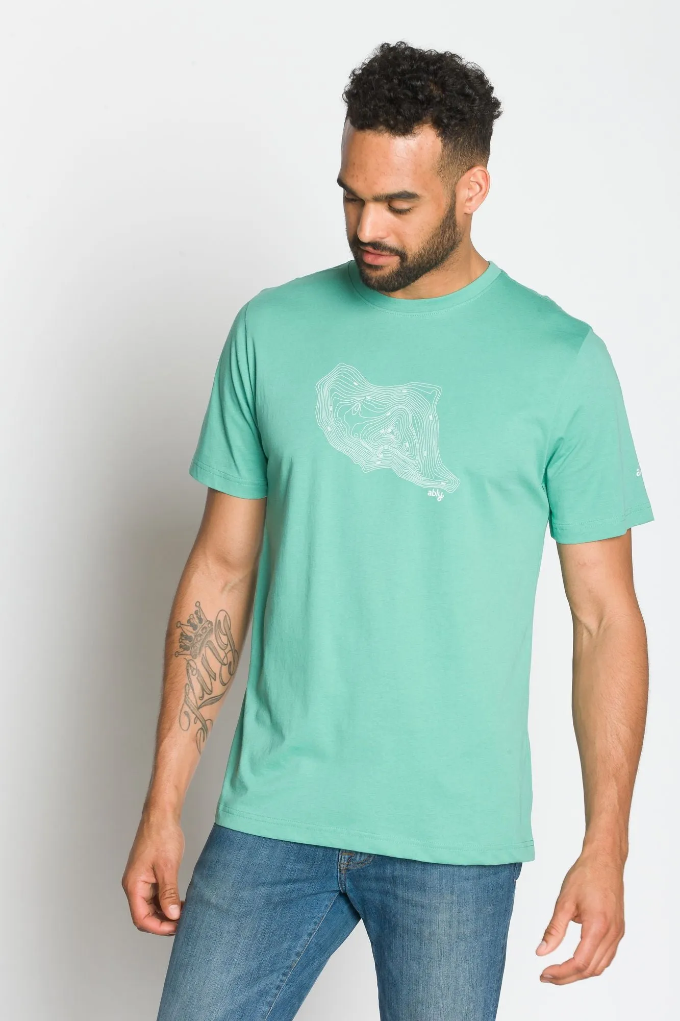 Topo Mountain - Whatever Proof<sup>TM</sup> | Men's Imprinted T-Shirt sold by Ably Apparel product image thumbnail 5