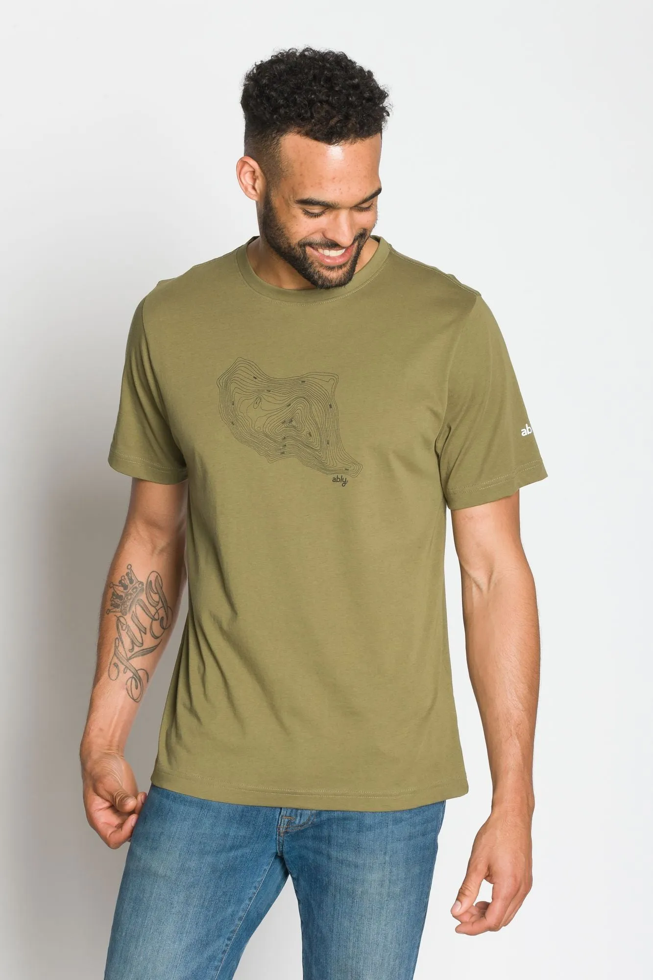 Topo Mountain - Whatever Proof<sup>TM</sup> | Men's Imprinted T-Shirt sold by Ably Apparel