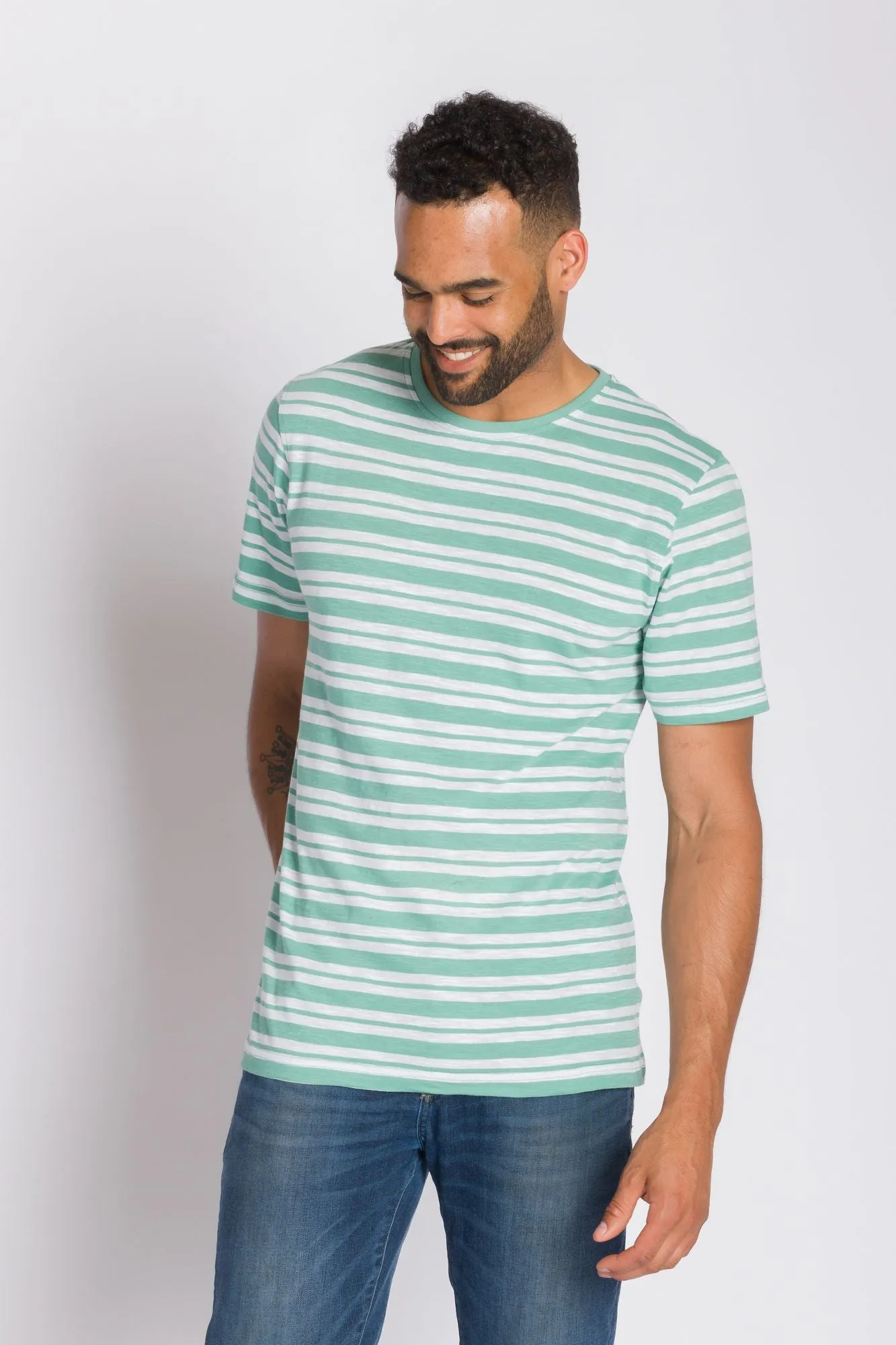 Globetrotter | Men's Short Sleeve Jersey T-Shirt sold by Ably Apparel