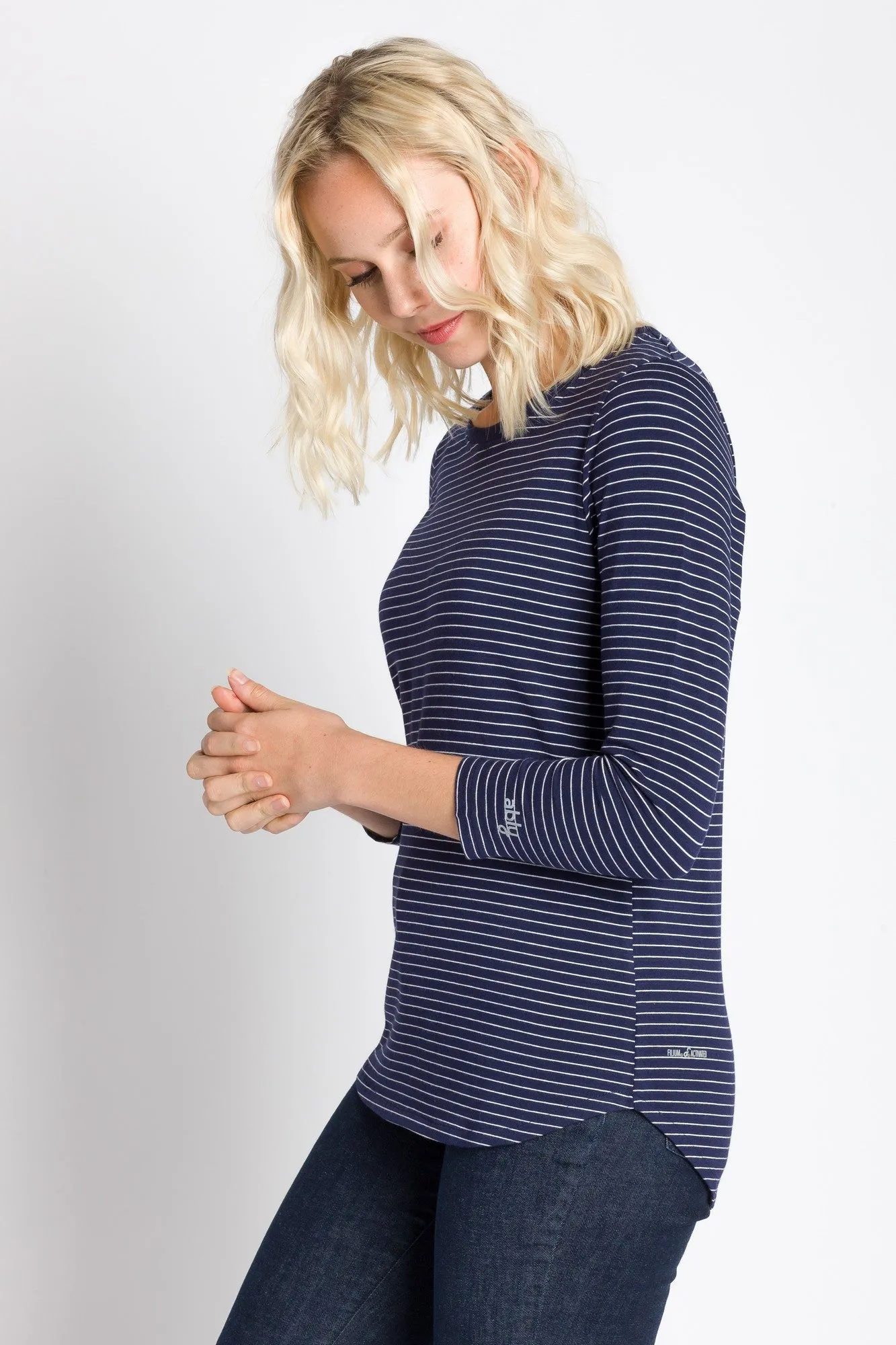 Rosette | Women's 3/4 Sleeve Cotton/Modal Top sold by Ably Apparel product image thumbnail 2