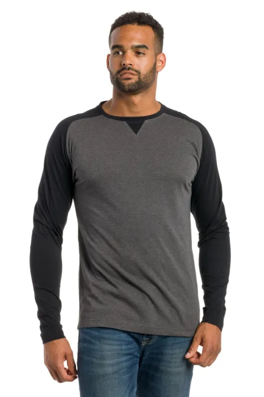 Ronald | Men's Color Block Crew Neck sold by Ably Apparel