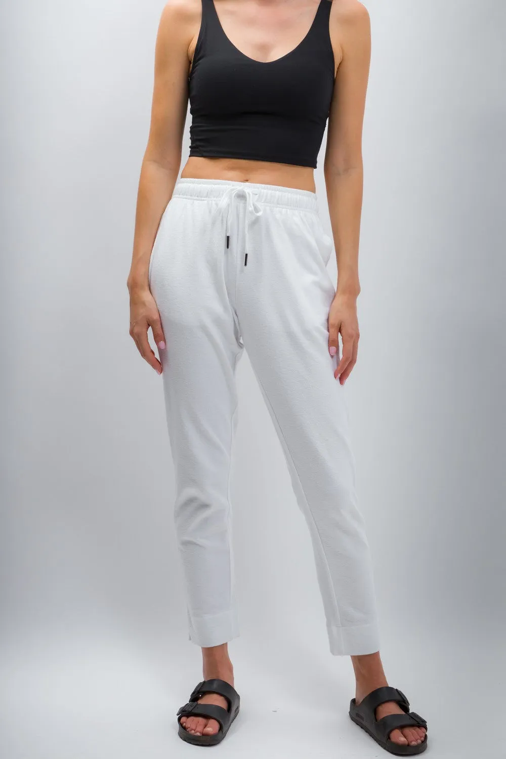 Elle | Women's Anti-Stain Textured Knit Pants sold by Ably Apparel