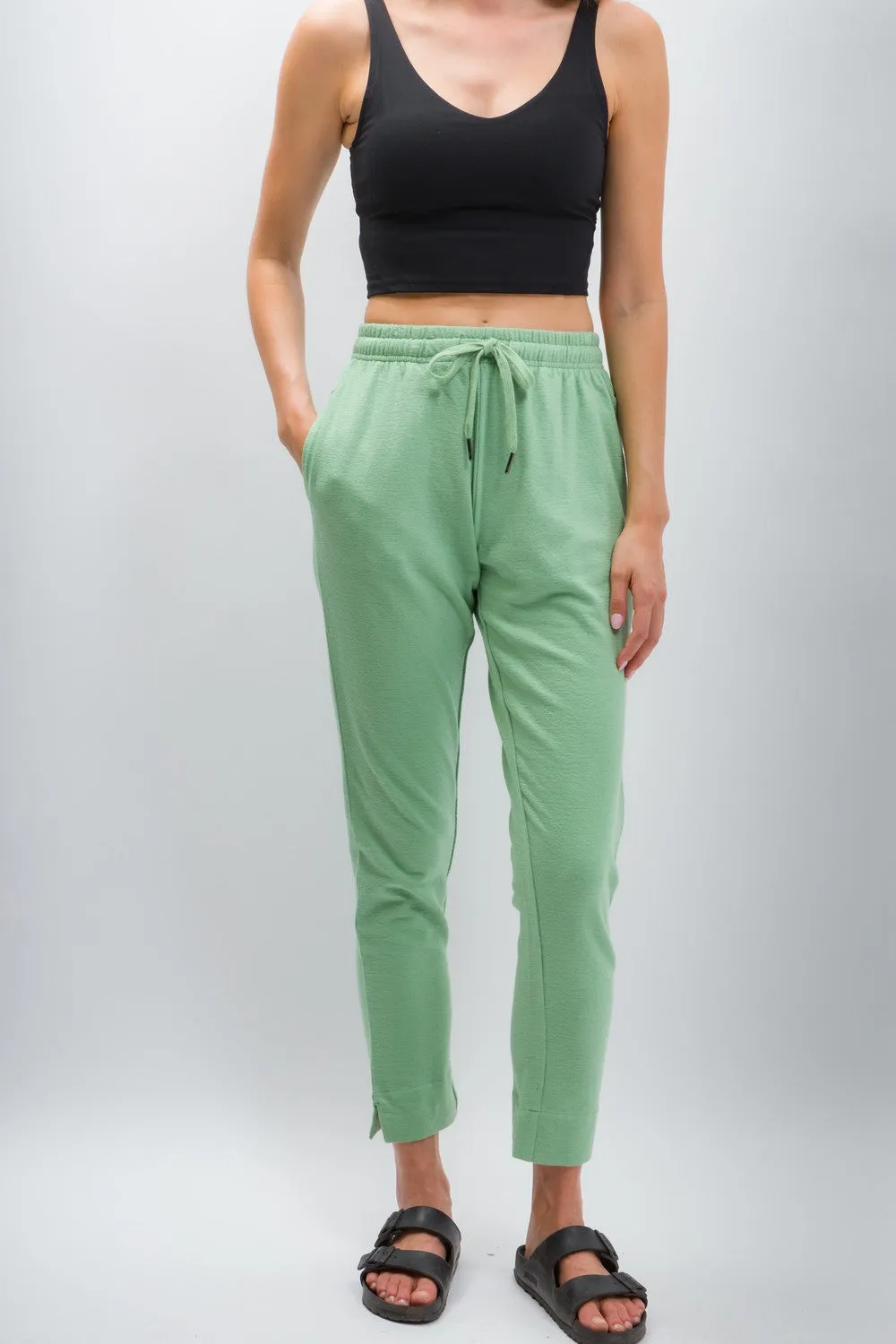 Elle | Women's Anti-Stain Textured Knit Pants sold by Ably Apparel product image thumbnail 4