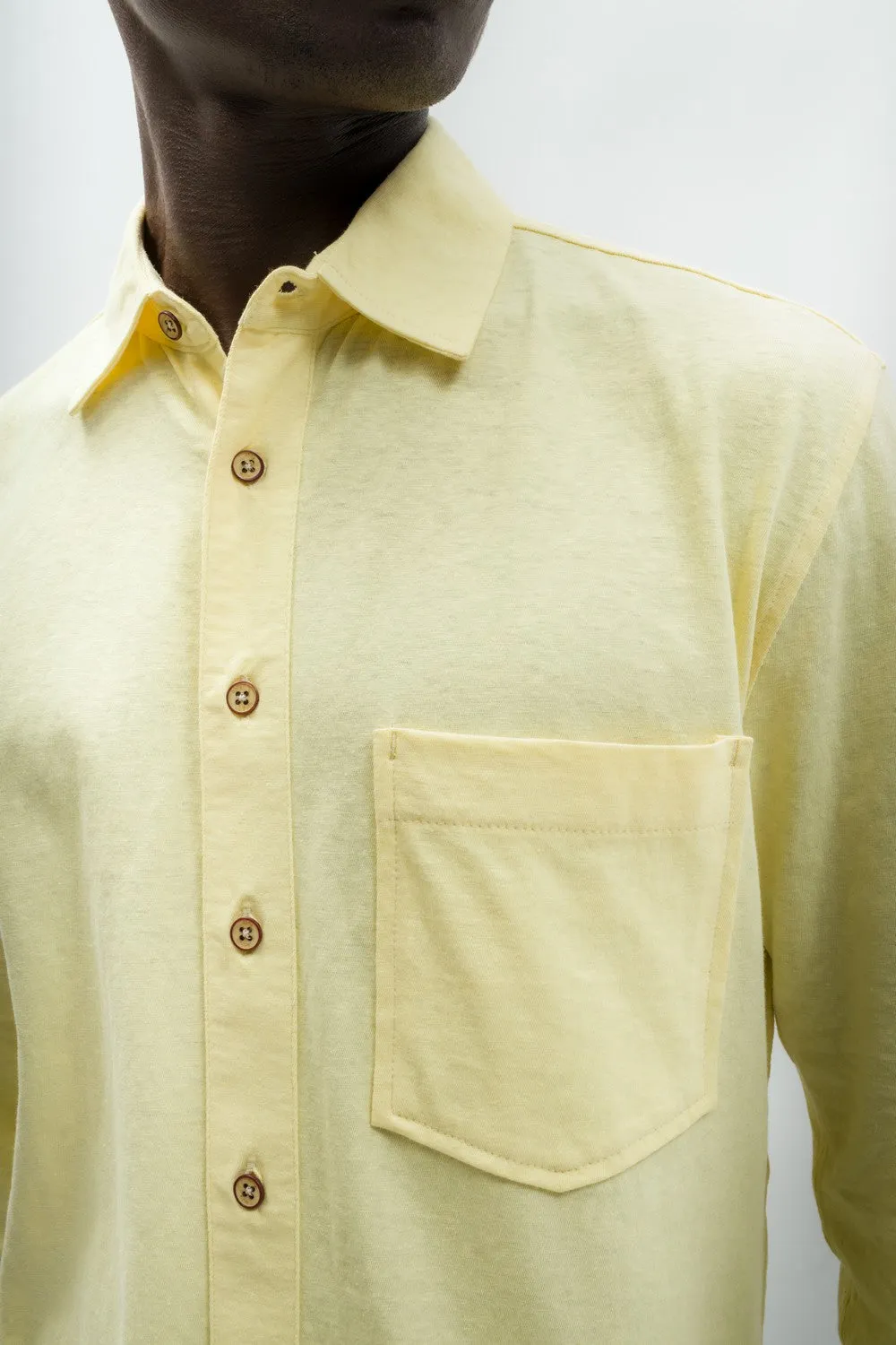 Logan | Men's Anti-Stain Linen Cotton Long Sleeve Button-Up Shirt sold by Ably Apparel product image thumbnail 3