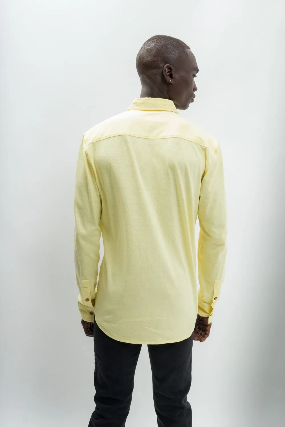 Logan | Men's Anti-Stain Linen Cotton Long Sleeve Button-Up Shirt sold by Ably Apparel product image thumbnail 2