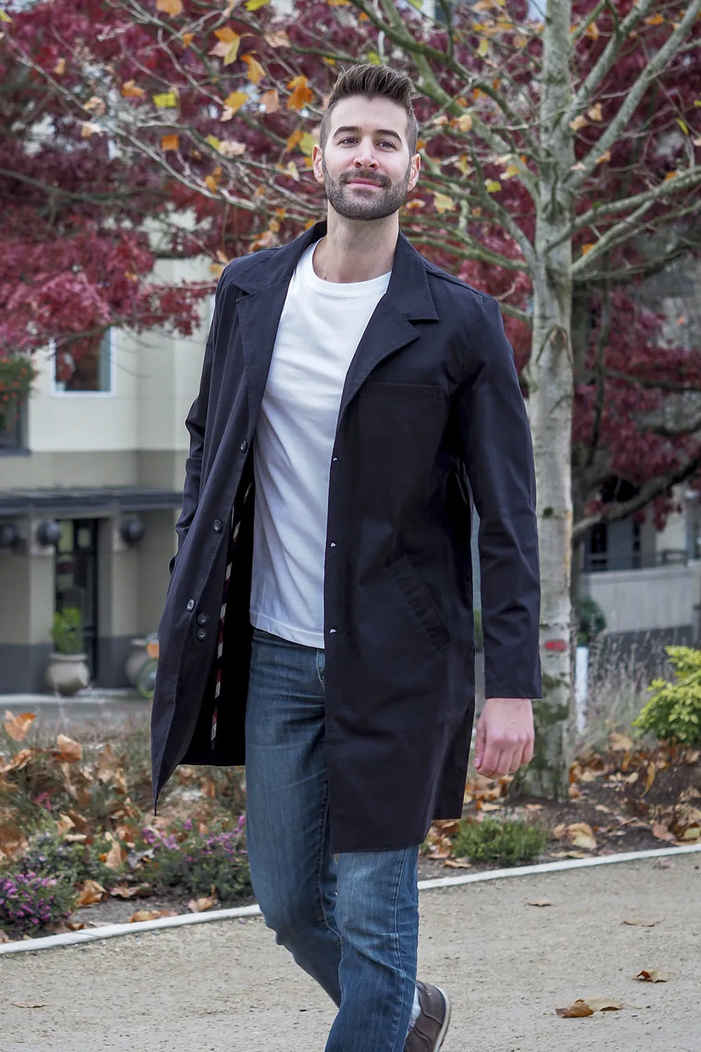 Auberon | Men's Cotton Top Coat sold by Ably Apparel product image thumbnail 4
