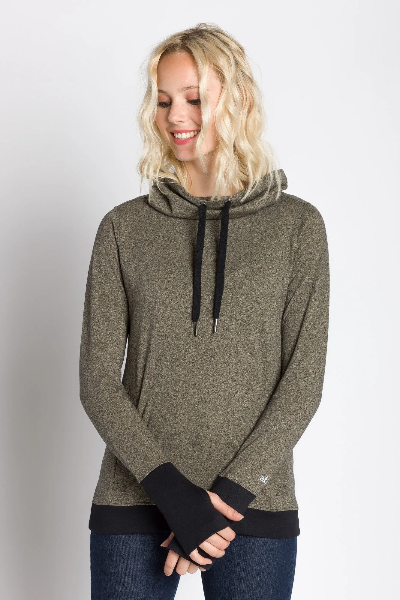 Poet | Women's Cowl Neck Jersey Top sold by Ably Apparel