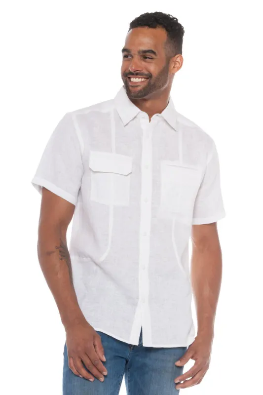 Lanai | Men's Short Sleeve Linen Shirt sold by Ably Apparel