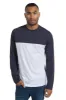 Travis | Men's Color Block Crew Neck sold by Ably Apparel