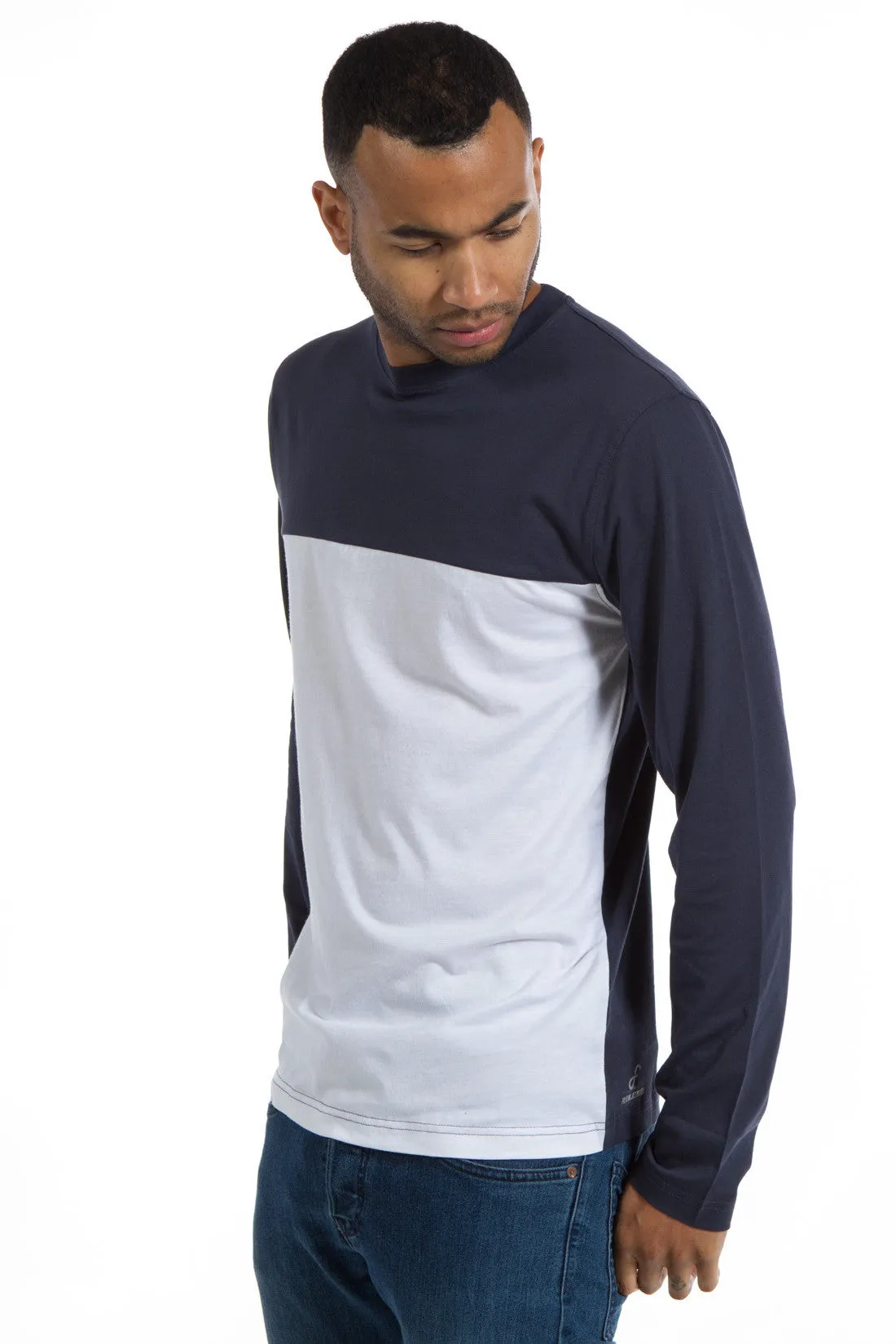 Travis | Men's Color Block Crew Neck sold by Ably Apparel product image thumbnail 5