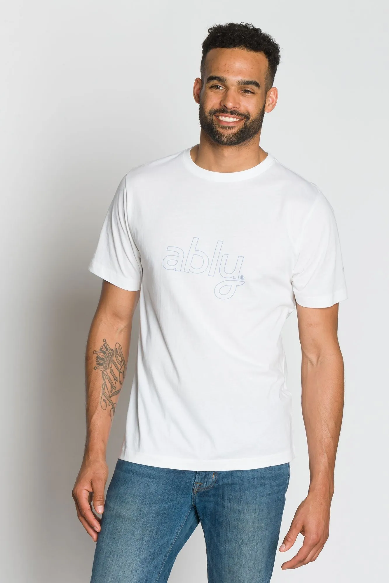 Outline | Men's Ably Logo T-Shirt sold by Ably Apparel product image thumbnail 5