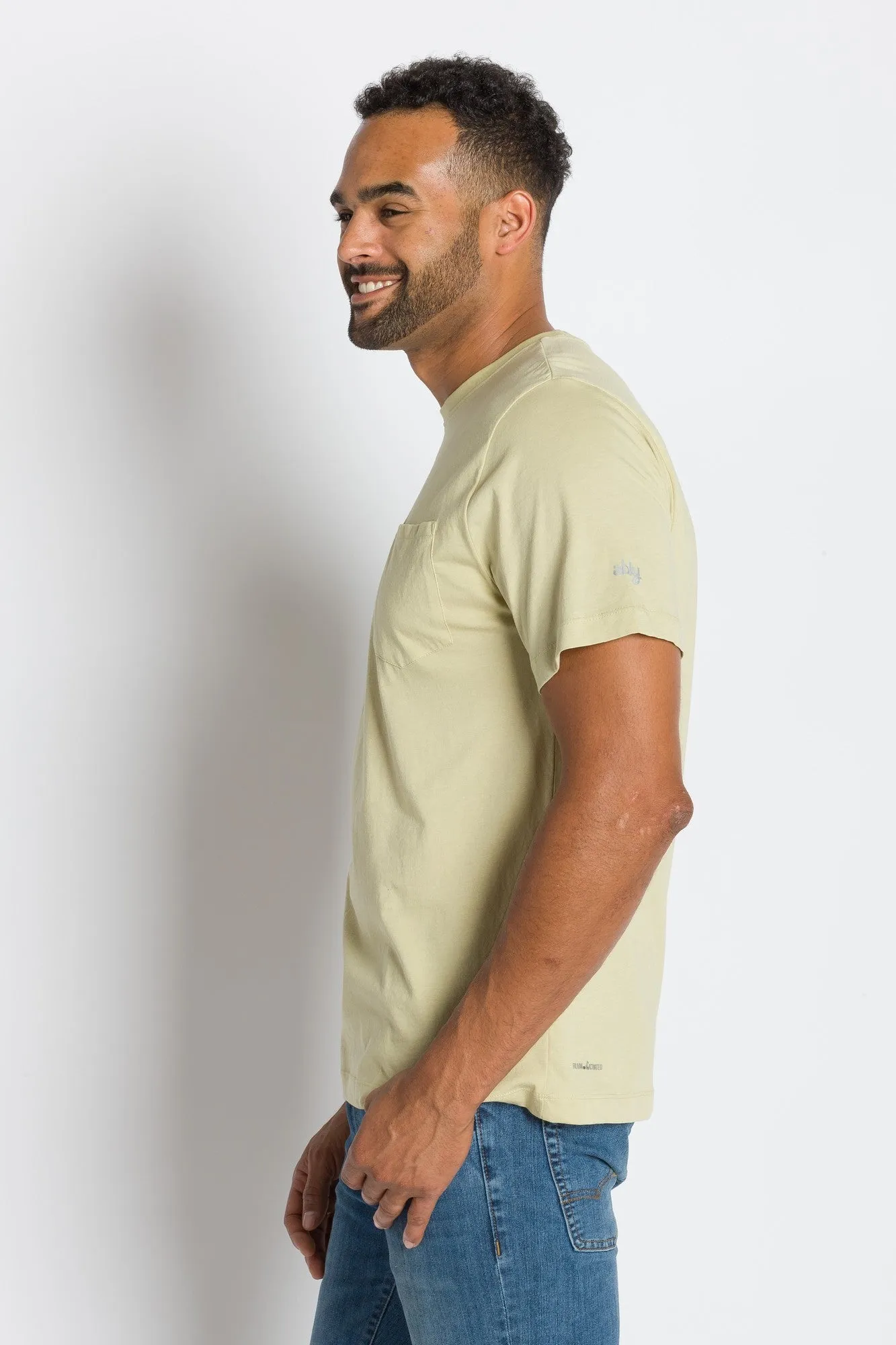 Bradley | Men's Anti-Stain Crew Neck Pocket Tee sold by Ably Apparel product image thumbnail 5
