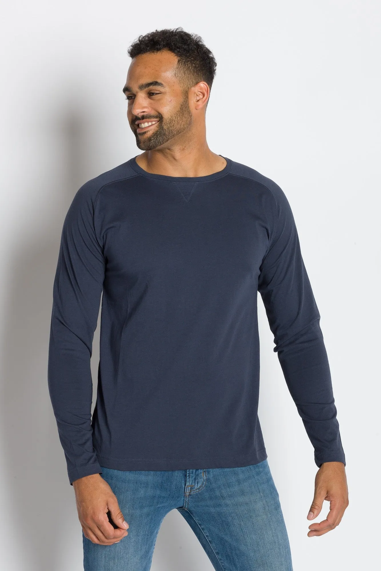 Papa | Men's Raglan Long Sleeve Tee sold by Ably Apparel