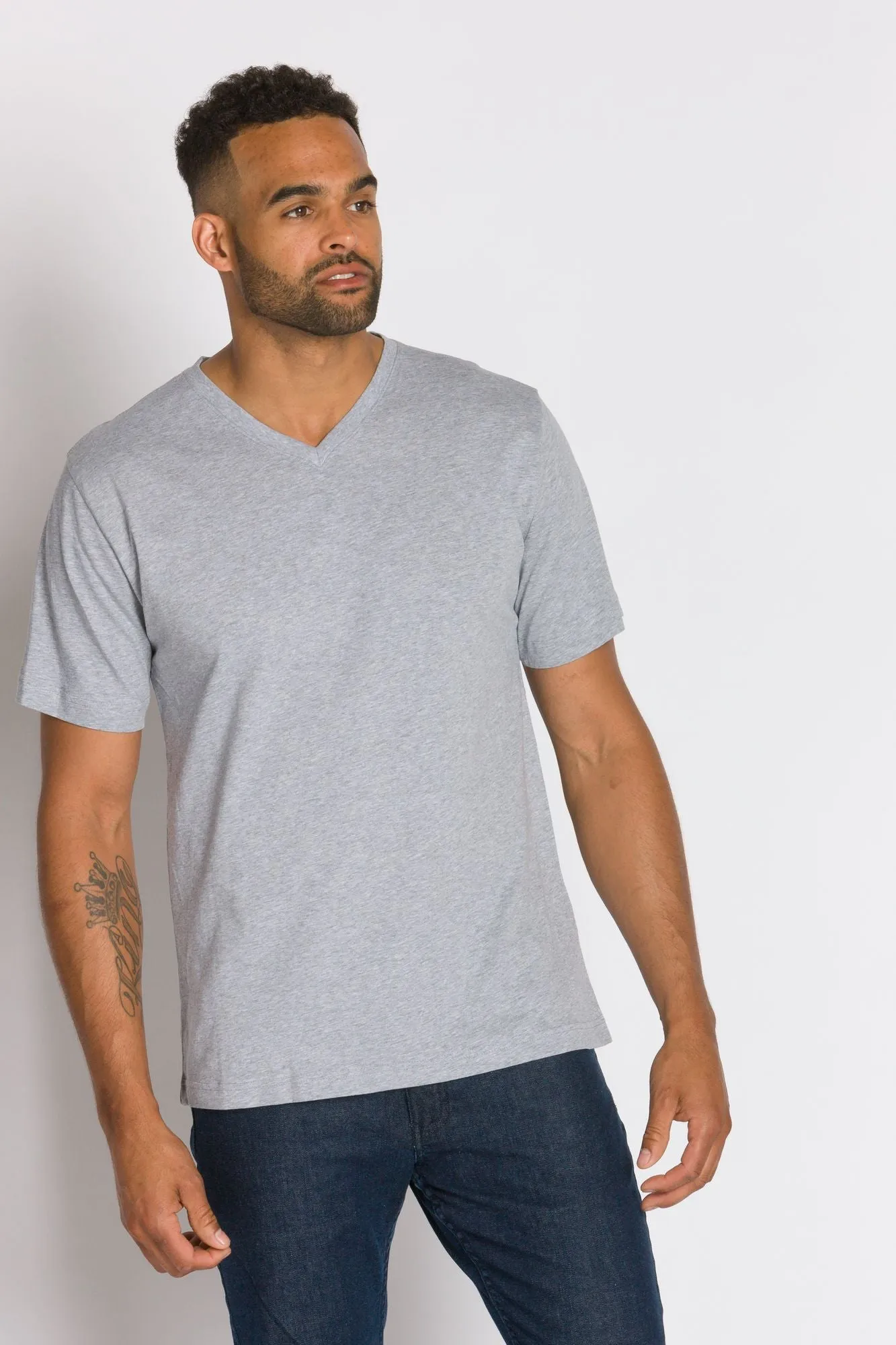 Jamison | Men's Anti-Stain V-neck Tee sold by Ably Apparel product image thumbnail 5